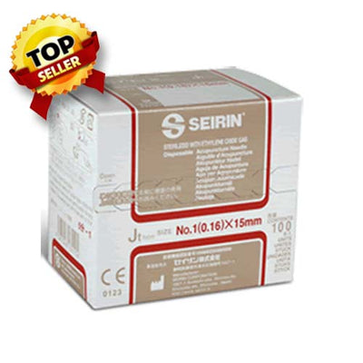 SEIRIN J-15 Acupuncture Needles 15 mm by Lhasa Oms Inc