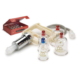Deluxe 17 Piece Deluxe Plastic Cupping Set by Lhasa Oms Inc