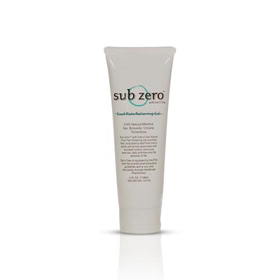 Sub Zero, Cool Pain Relieving 4oz Tube Gel by Roscoe Medical