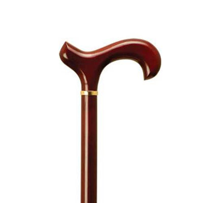 Men's Derby Handle Cane Rosewood Stain by Alex Orthopedic