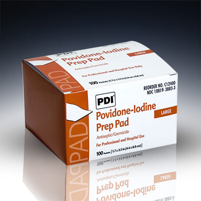 PDI PVP Prep Pad Povidone Iodine by Professional Disposables