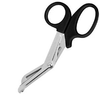 Prestige Medical Nurse Utility Scissor Black, 7-1/2"