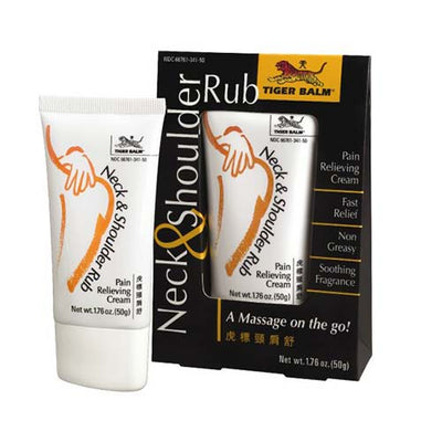 Neck & Shoulder Rub Pain Relieving Cream, 1.76 oz by Tiger Balm