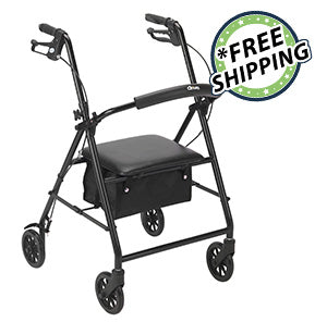 Drive Medical Rollator with 6" Wheels