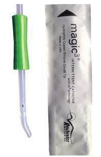 Magic3 Hydrophilic Male Intermittent Catheter Coudé Tip with Sure-Grip by Rochester Medical