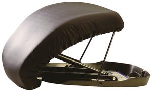 Uplift Seat Assist Premium Manual Lifting Cushion 17", Black by Carex