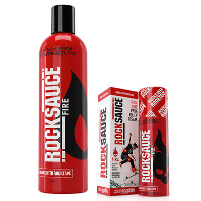 RockSauce Fire Hot Pain Relief Cream by RockTape