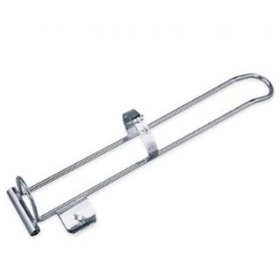 Roscoe Medical Wheelchair Cylinder Rack, Holds one D/E Cylinder, Chrome