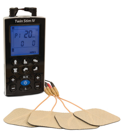 Twin Stim IV 2nd Gen by Roscoe Medical +5 Free packs of Electrodes