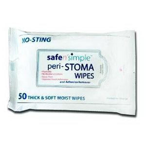 Peri-Stoma Adhesive Remover Wipes by Safe n' Simple