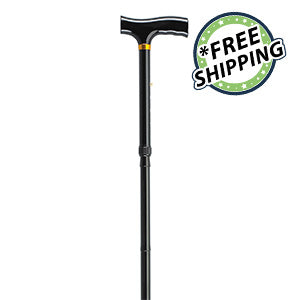 Drive Medical Lightweight Adjustable Folding Cane with T Handle