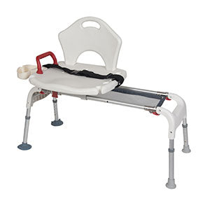Folding Universal Sliding Transfer Bench by Drive Medical