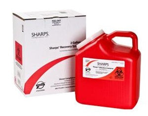 Sharps Compliance Recovery System with Wide Mouth 2 gal
