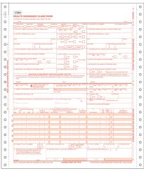 New 2014 HCFA Form, One Part, Case of 2500