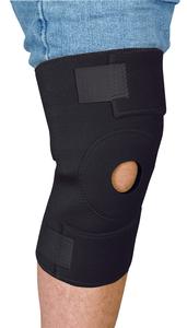 Leader X-Tended Knee Support, Black, Universal by Scott Specialties