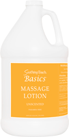 Basics Unscented Massage Lotion, Gallon