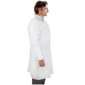 Lab Isolation Gown Tie Back Closure Knit Cuffs - Package of 10