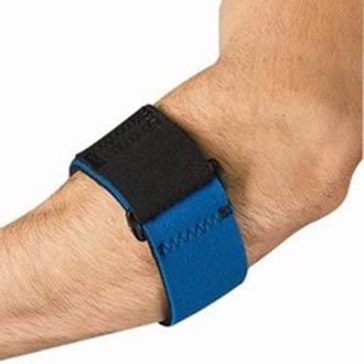 Scott Specialties Neoprene Tennis Elbow Strap Universal Blue, 7" to 15"