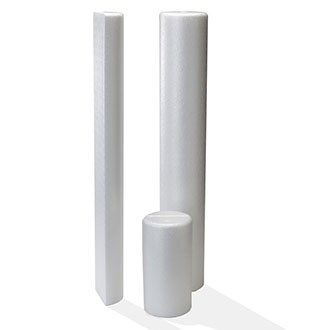 TheraBand Pro Foam Roller 6" White by Hygenic Corp