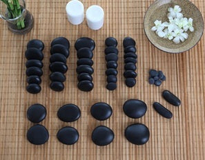 50 Piece Hot Stone Set with DVD & Manual by TH Stone