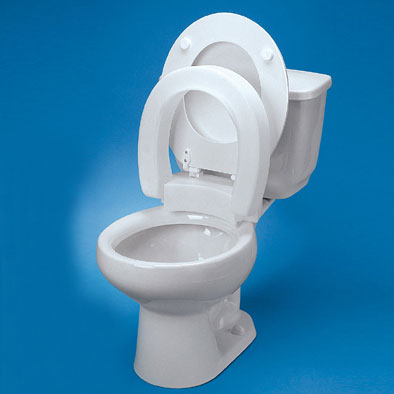Tall-ette Hinged Elevated Toilet Seat Elongated by Maddak