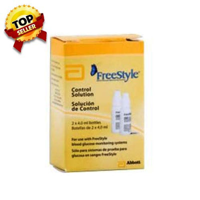 FreeStyle Control Solution 4mL, Red by Therasense - Box of 2