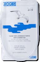 Urocare Clear Vinyl Tubing with Connector, 18 inch L x 5/16 inch ID