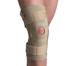 Range of Motion Hinged Knee Brace Beige by Thermoskin