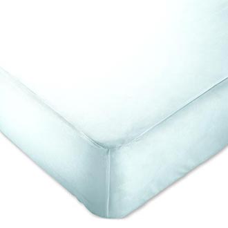 Fiberlinks Textiles Inc Fitted Vinyl Mattress Protector, 39" x 75"
