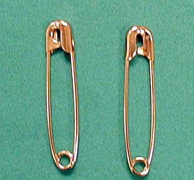Safety Pin #3 Large Steel, Package