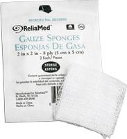ReliaMed Sterile Gauze Sponge
