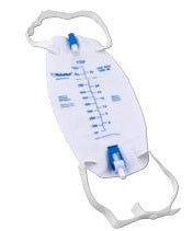 Premium Flocked Back Leg Bags with Flip Valve by ReliaMed Misc